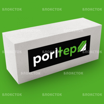 Пеноблоки стеновые Poritep Коломна 625х250х250, D400